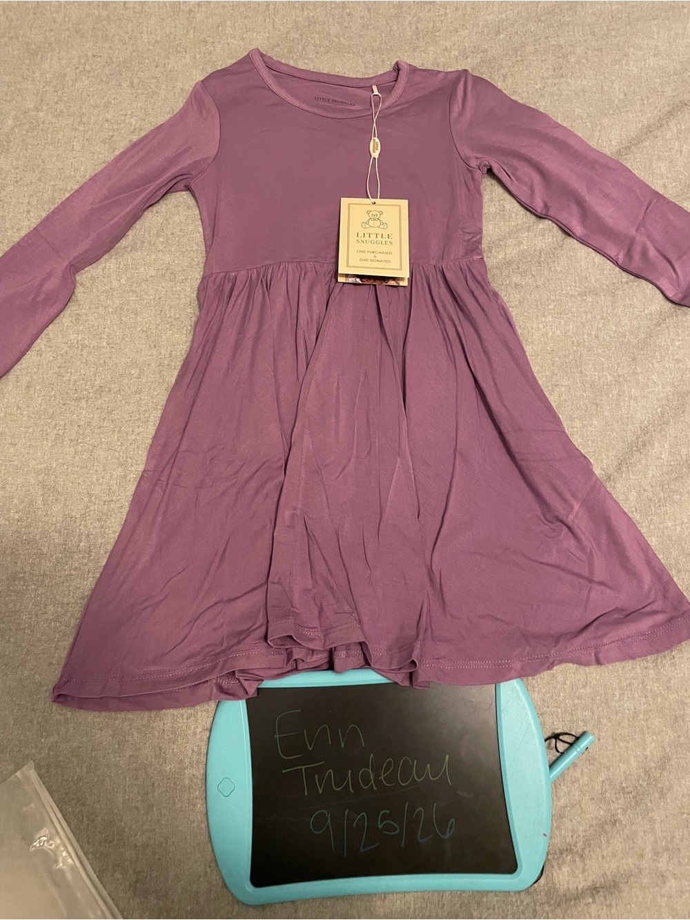 Charlie’s Project Girls Long Sleeve Bamboo Twirl Dress